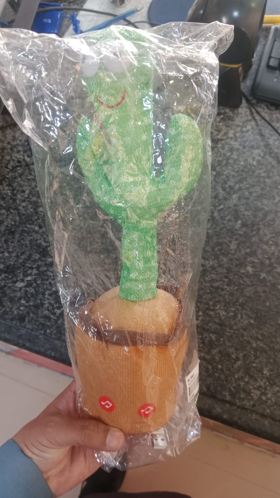 Dancing Cactus Toy for Kids Talking & Singing Plush Cactus .