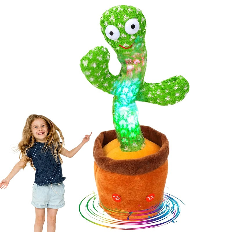 Dancing Cactus Toy for Kids  Talking & Singing Plush Cactus .